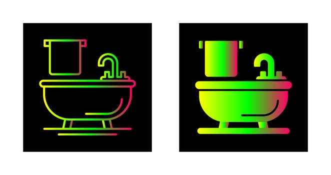Bathtub Vector Icon