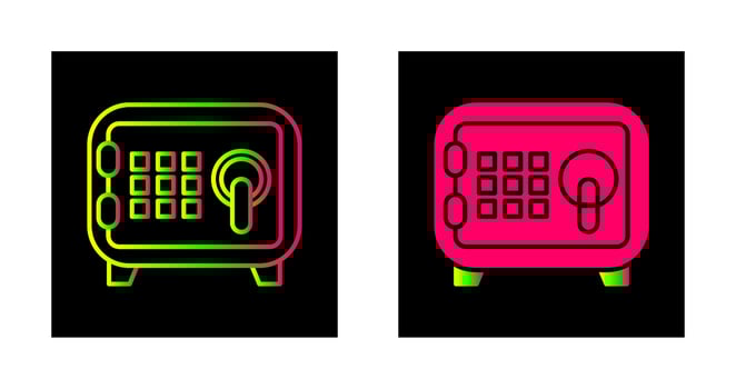 Safe Box Vector Icon
