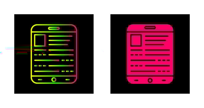Ebook Vector Icon