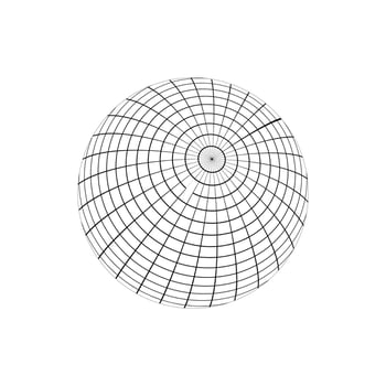 earth globe icon with black grid vector