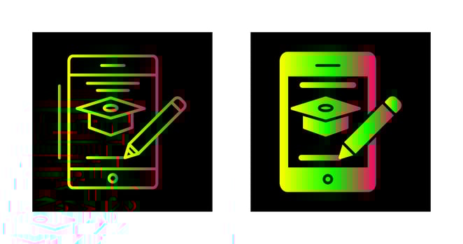 Online Course Vector Icon