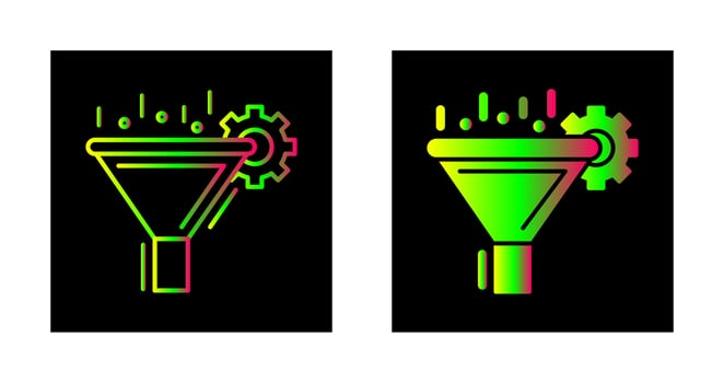 Filtering Vector Icon