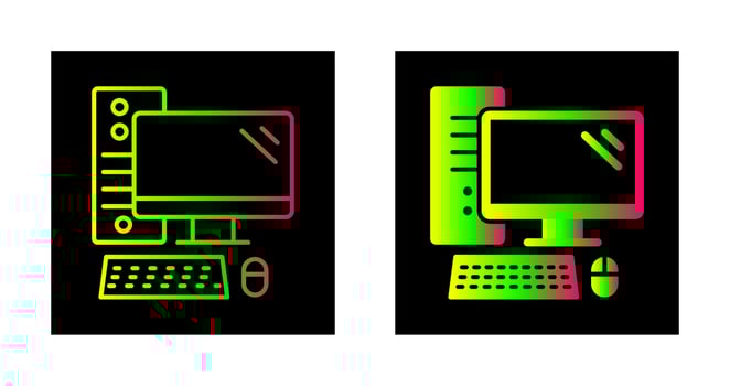 Computer Vector Icon