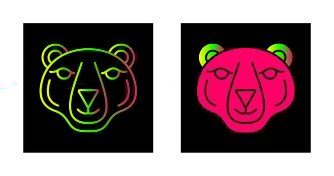 Polar Bear Vector Icon