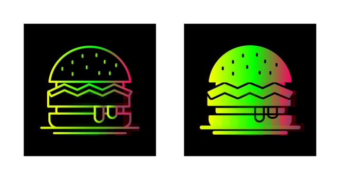 Hamburger Vector Icon