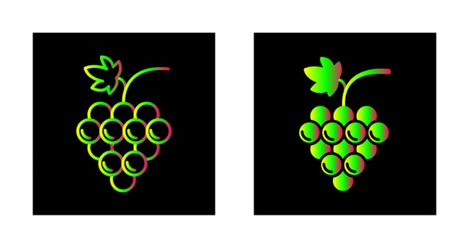 Grapes Vector Icon