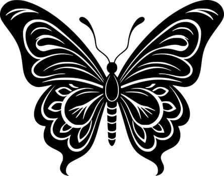 Butterflies - Minimalist and Flat Logo - Vector illustration