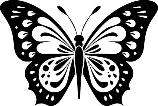 Butterfly - Minimalist and Flat Logo - Vector illustration