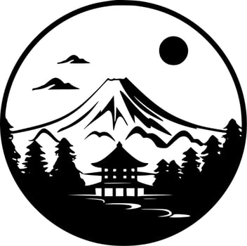 Japan - High Quality Vector Logo - Vector illustration ideal for T-shirt graphic