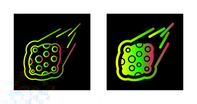 Meteorite Vector Icon