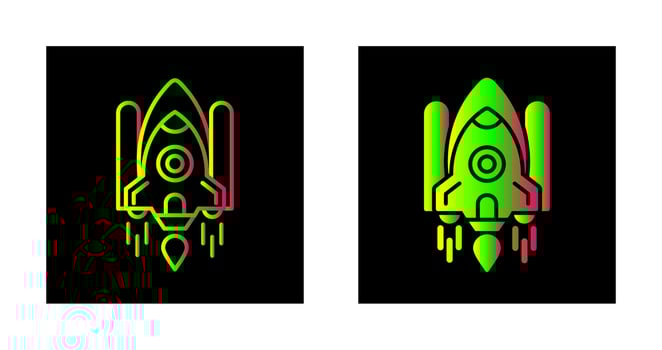 Space Shuttle Vector Icon