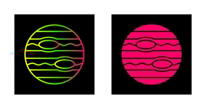 Neptune Vector Icon