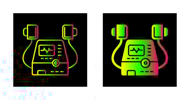 Defribillator Vector Icon