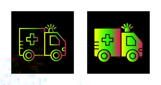 Ambulance Vector Icon