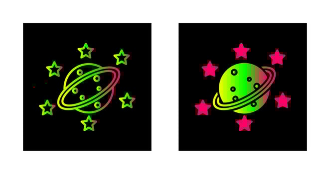 Saturn Vector Icon