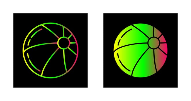Beach Ball Vector Icon