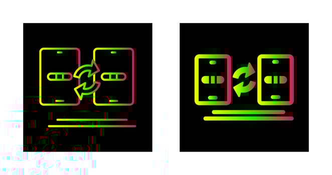 Data Transfer Vector Icon