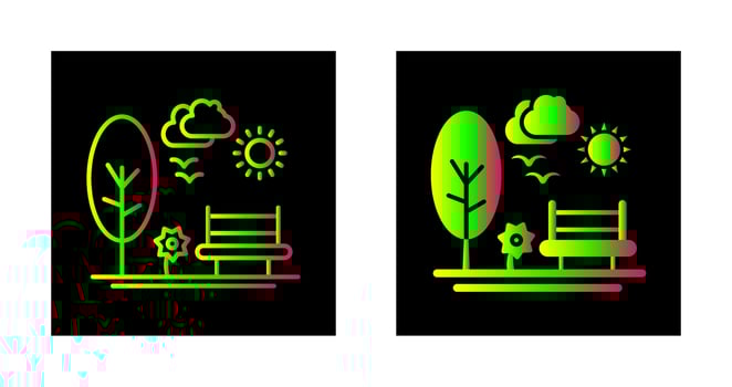 Park Vector Icon