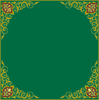 background with beautiful classical floral ornament vector