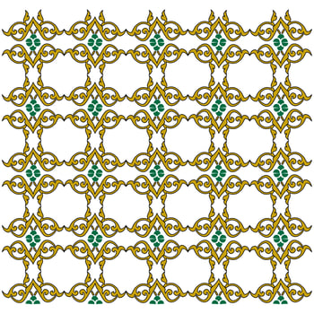 background with beautiful classical floral ornament vector