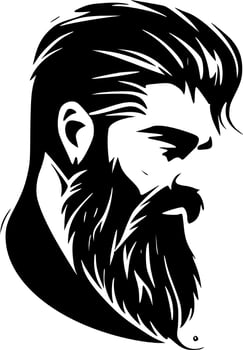 Beard - High Quality Vector Logo - Vector illustration ideal for T-shirt graphic