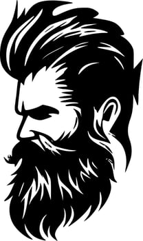 Beard - High Quality Vector Logo - Vector illustration ideal for T-shirt graphic