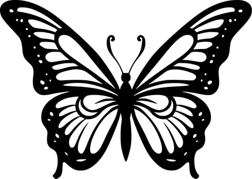Butterflies - Minimalist and Flat Logo - Vector illustration