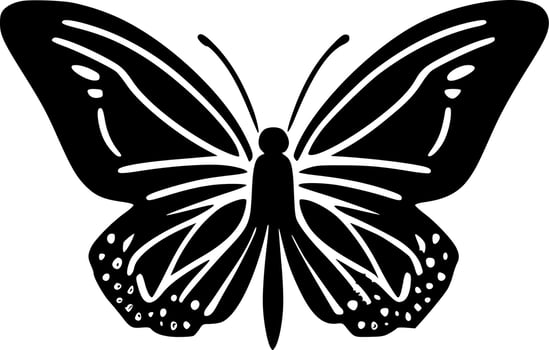 Butterfly - Minimalist and Flat Logo - Vector illustration