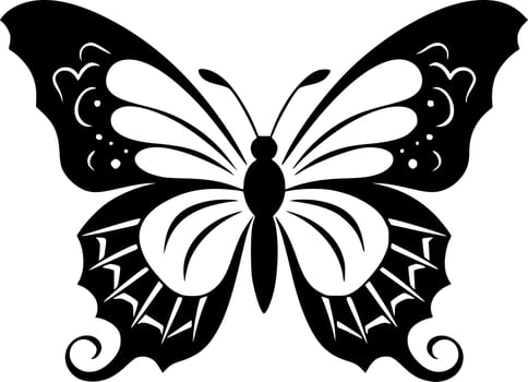 Butterfly - Minimalist and Flat Logo - Vector illustration