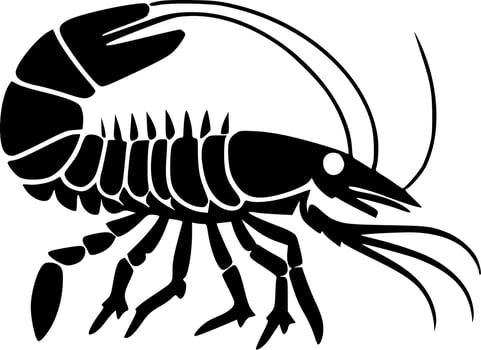 Crawfish - High Quality Vector Logo - Vector illustration ideal for T-shirt graphic
