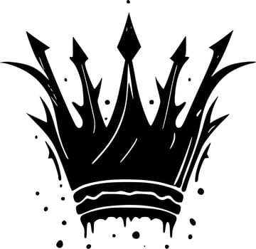 Crown - Minimalist and Flat Logo - Vector illustration