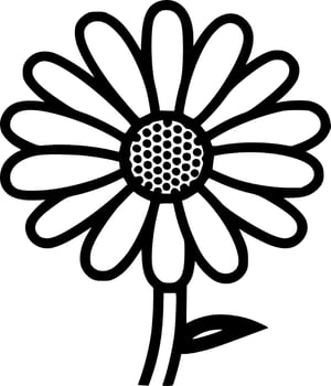 Daisy - High Quality Vector Logo - Vector illustration ideal for T-shirt graphic