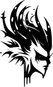 Fantasy, Minimalist and Simple Silhouette - Vector illustration
