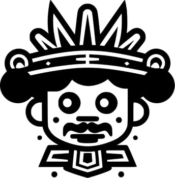 Mexico - Minimalist and Flat Logo - Vector illustration