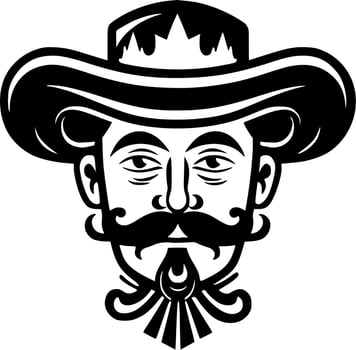 Mexico, Minimalist and Simple Silhouette - Vector illustration