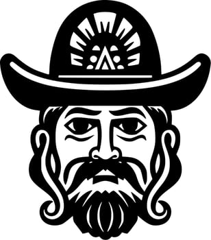 Mexico - Minimalist and Flat Logo - Vector illustration