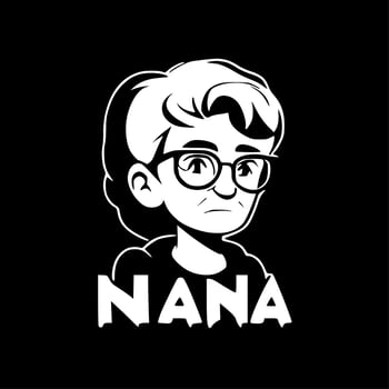 Nana - High Quality Vector Logo - Vector illustration ideal for T-shirt graphic