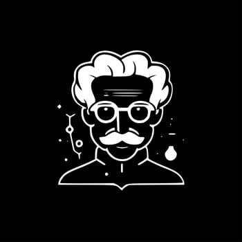 Science, Minimalist and Simple Silhouette - Vector illustration