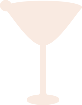 Cocktail glass drawing for design. png