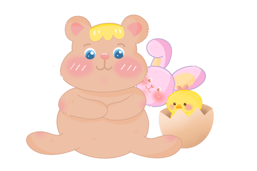 Bear and the gang png