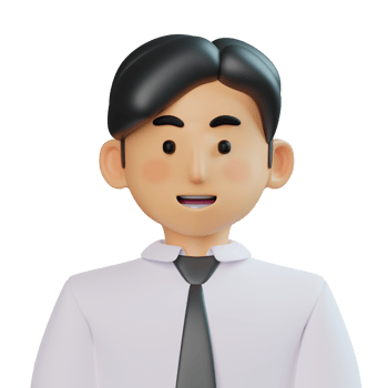 3D Avatar Office boy Illustration png