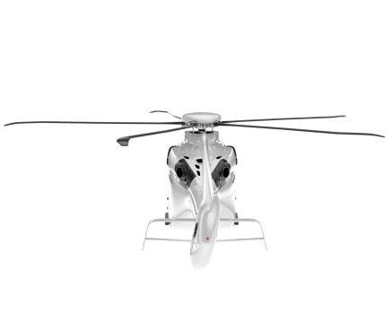 White aircraft isolated on transparent background. 3d rendering - illustration png