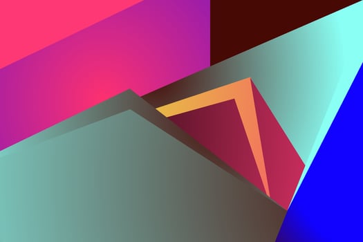 abstract background with colorful triangles vector