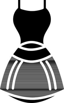 Isolated Frock Icon in Flat Style. vector
