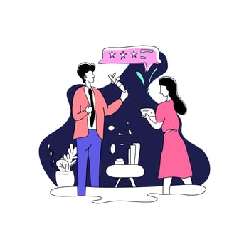 Flat Illustration Business Congratulation for Landing Page Web Mobile App. This modern, minimalist design is perfect for your next project. Featuring a line shape style vector