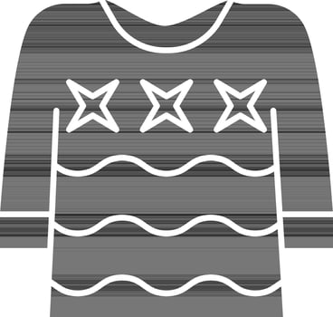Christmas, holiday, sweater, winter icon vector