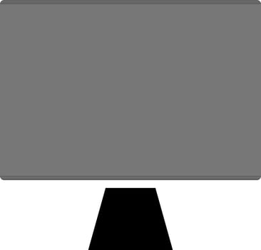 Computer Icon or Symbol in Black Color. vector