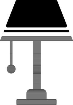 Table or Floor Lamp icon in flat style. vector