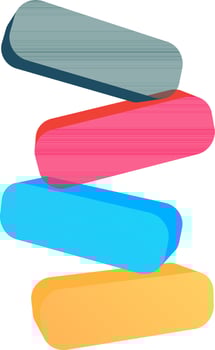 Flat illustration of an abstract element. vector