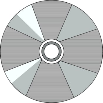 Vector cd or dvd sign or symbol.